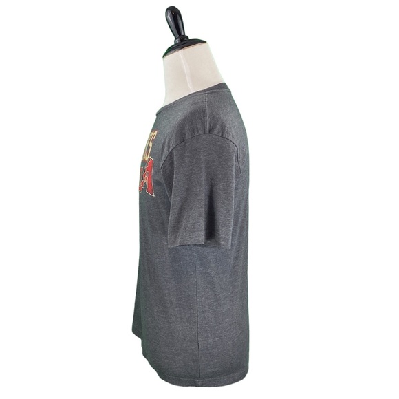 MLB Arizona Diamondbacks Gray Ring Spun Soft Tee - Picture 10 of 13